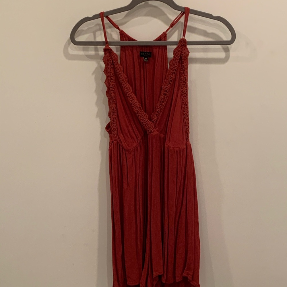 Burnt orange romper